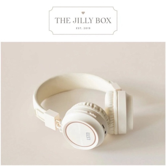 New! LSTN SOUND CO. • Bardot Wireless Headphones in Sand- Jilly Box - Picture 1 of 6